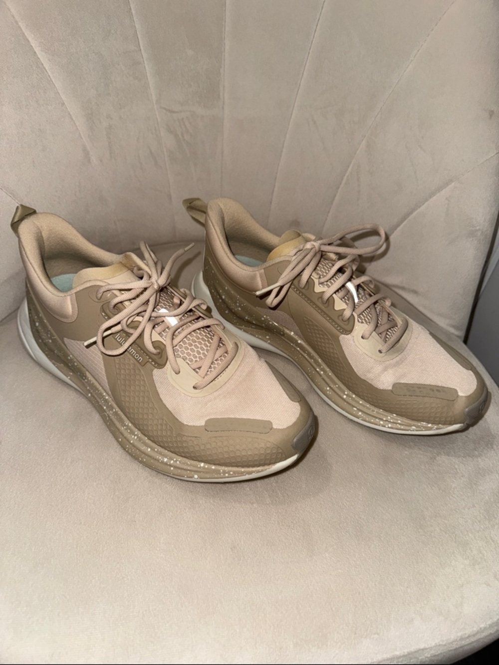 lululemon athletica Beige and Taupe Women's Sneakers
